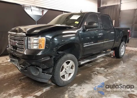 2012 GMC Sierra 2500Hd Denali z USA, uszkodzony, nr VIN 1GT125EG8CF141451